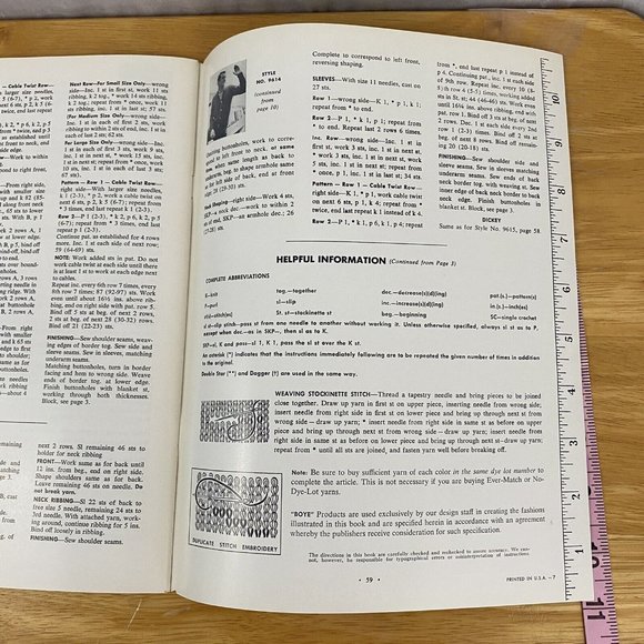 Vintage 1966 Men's Classics Knit Sweaters Bernhard Ullmann #96 - Picture 8 of 8